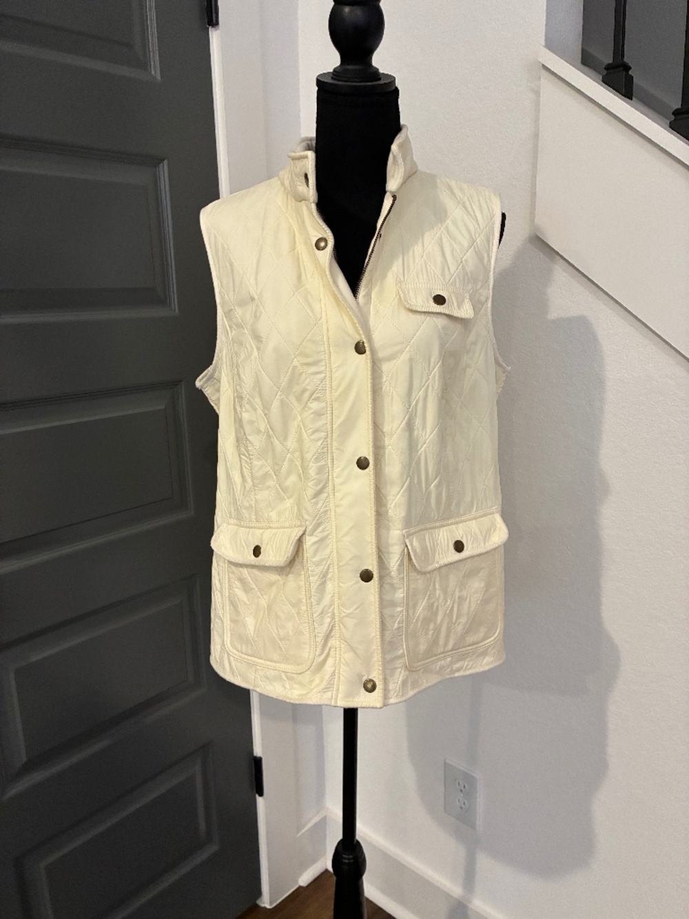Talbots - Quilted vest 1X